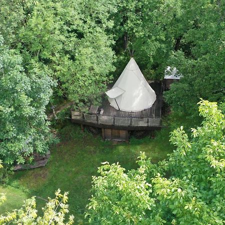 מלון Cambounes Le Tipi A Marie, Deconnectez- Vous !!! מראה חיצוני תמונה
