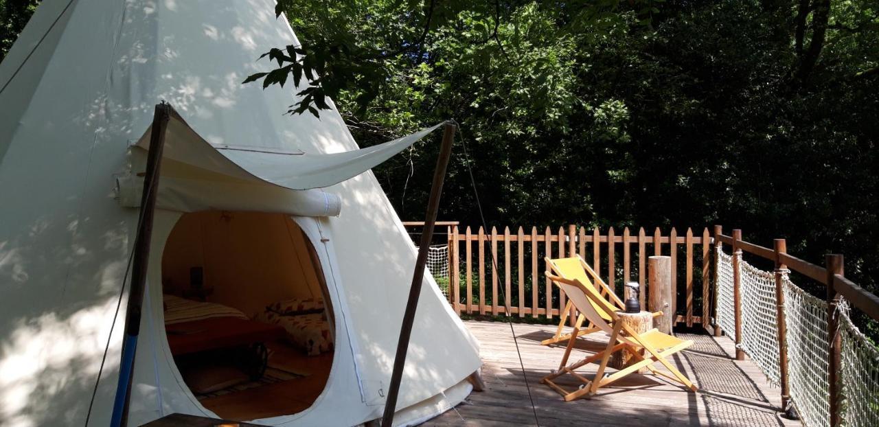 מלון Cambounes Le Tipi A Marie, Deconnectez- Vous !!! מראה חיצוני תמונה