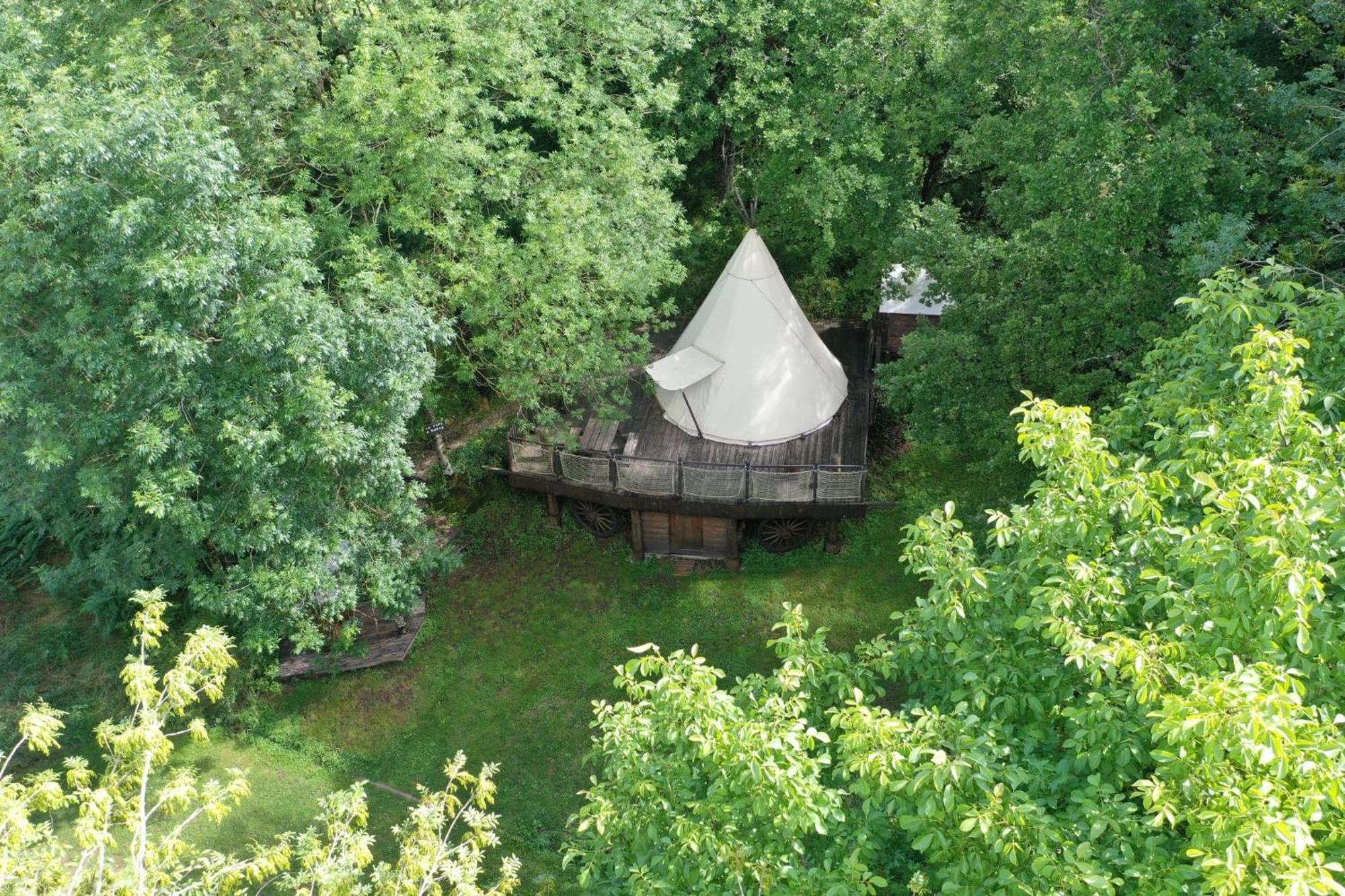 מלון Cambounes Le Tipi A Marie, Deconnectez- Vous !!! מראה חיצוני תמונה